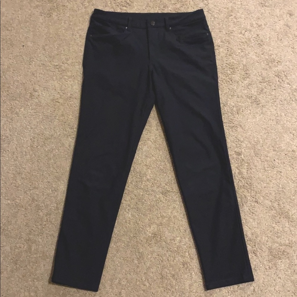 Lululemon ABC pant slim charcoal gray